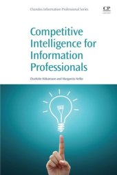 book Competitive intelligence for information professionals