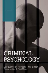 book Criminal psychology volume 1