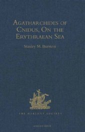 book Agatharchides of Cnidus: On the Erythraean Sea