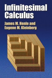 book Infinitesimal Calculus