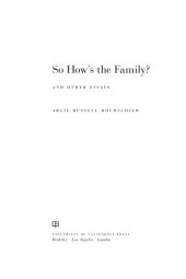 book So how's the family?: and other essays