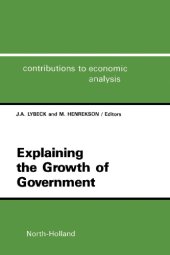 book Explaining the growth of government