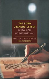 book The Lord Chandos Letter