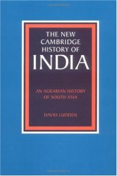 book The New Cambridge History of India: An Agrarian History of South Asia