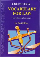 book Check Your Vocabulary for Law