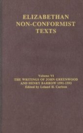 book The Writings of John Greenwood and Henry Barrow 1591-1593