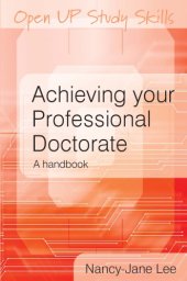 book Achieving your Professional Doctorate