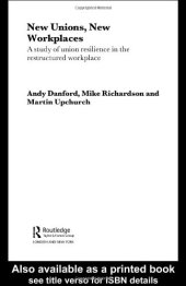 book New Unions, New Workplaces: Strategies for Union Revival