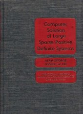 book Computer Solutions of Large Sparse Positive Definite Systems