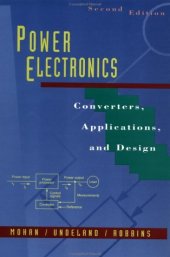 book Power Electronics: Converters, Applications, and Design