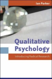 book Qualitative Psychology: Introducing Radical Research