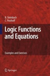 book Logic Functions and Equations: Examples and Exercises