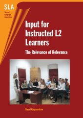 book Input for Instructed L2 Learners: The Relevance of Relevance