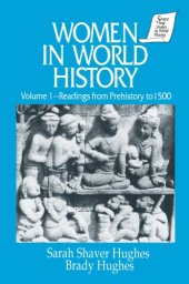 book Women in world history VOL 1 Readings from Prehistory to 1500