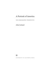 book A portrait of America: the demographic perspective