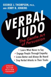 book Verbal Judo: The Gentle Art of Persuasion