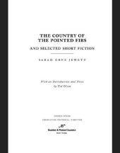 book The country of the pointed firs, and selected short fiction