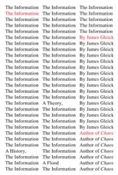 book The Information