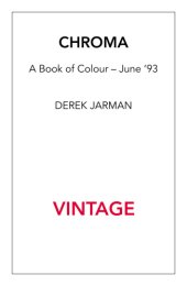 book Chroma: a book of color, June '93