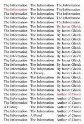 book The Information