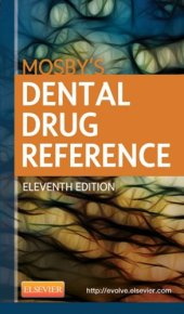 book Mosby's dental drug reference