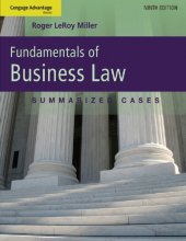 book Fundamentals of business law: summarized cases