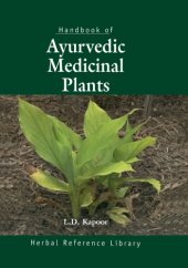 book CRC Handbook of Ayurvedic Medicinal Plants