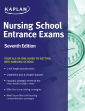 book Kaplan nursing school entrance exams