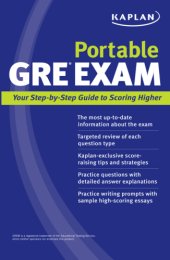 book Portable GRE Exam