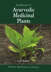 book Handbook of ayurvedic medicinal plants