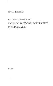 book Istorijos mokslas Vytauto Didžiojo universitete 1922-1940 metais