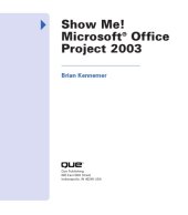 book Show me! Microsoft Office Project 2003