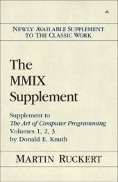 book The MMIX supplement supplement to The art of computer programmming volumes 1, 2, 3 by Donald E. Knuth