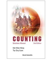 book Counting supplementary notes and solutions manual