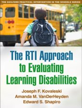 book The RTI Approach to Evaluating Learning Disabilities