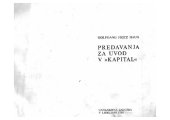 book Predavanja za uvod v Kapital