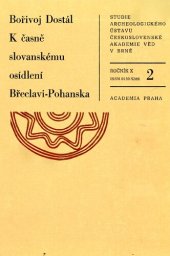 book K časně slovanskému osídlení Břeclavi-Pohanska