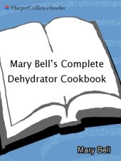 book Mary Bell's complete dehydrator cookbook