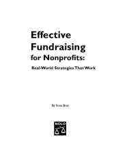 book Effective fundraising for nonprofits: real-world strategies that work