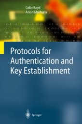 book Protocols for authentication and key establishment