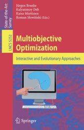 book Multiobjective optimization: interactive and evolutionary approaches