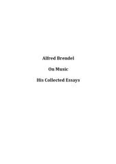 book Alfred Brendel on Music