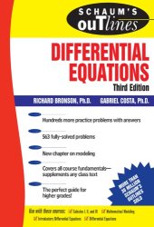 book Schaum's outlines of differential equations