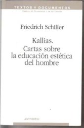 book Cartas sobre la educación estética del hombre