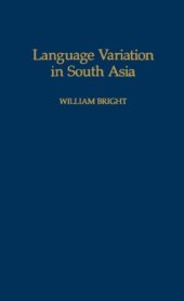 book Language variation in South Asia