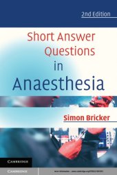 book Short answer questions in anaesthesia: an approach to written (and oral) answers