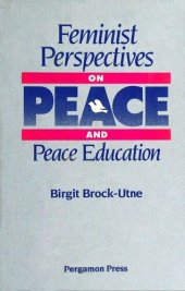 book Feminist Perspectives On Peace And Peace Education