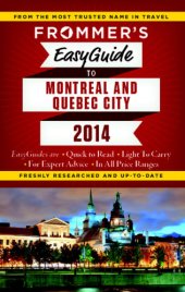 book Frommer's EasyGuide to Montreal and Quebec City 2014