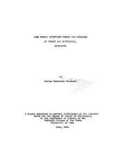 book French Attitudes Toward the Problems of Defeat and Occupation, 1870–1873