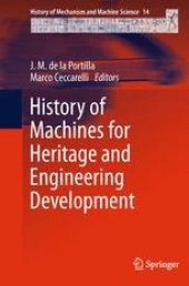 book History of Machines for Heritage and Engineering Development